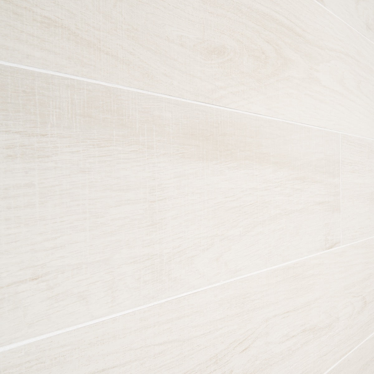 Kenridge White 8x48 Matte Porcelain Tile - Wood Look