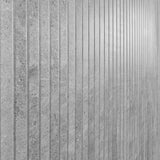 Lune Ribbon Gray 24x48 Matte Fluted Porcelain Tile - Lux Tile