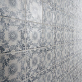 Talia Cala Blue 5x5 Matte Ceramic Tile by Paula Purroy