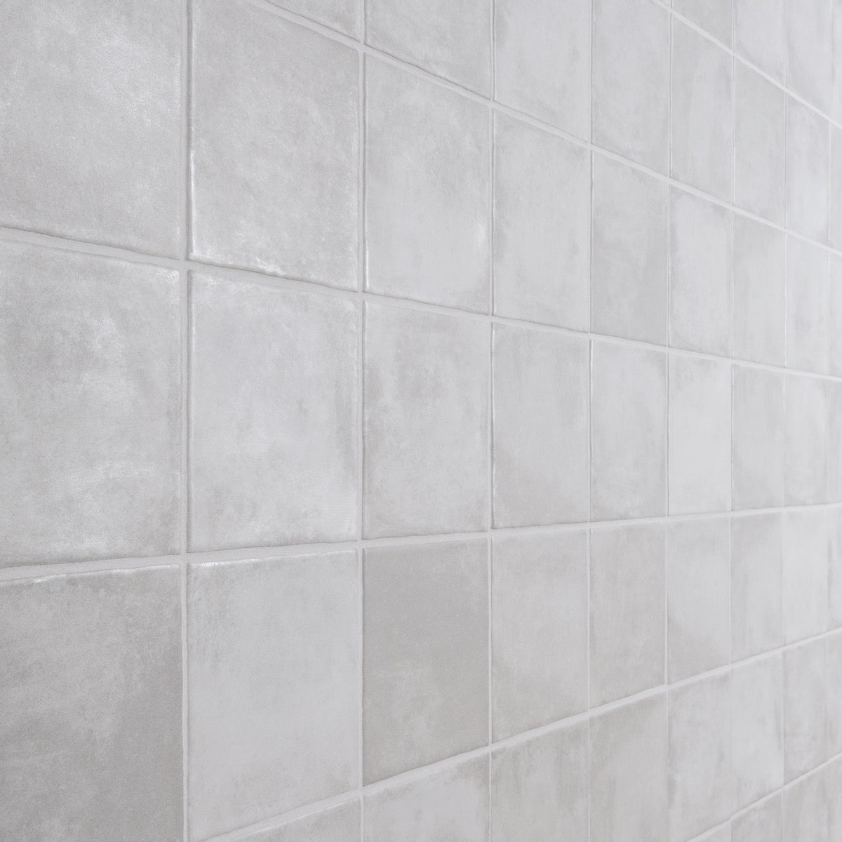 Paula Purroy Talia Cotton White 5x5 Matte Ceramic Tile