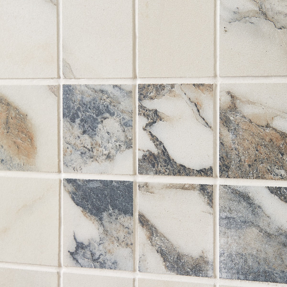 DreamStone Calacatta Rustico 2x2 Matte Porcelain Mosaic Tile