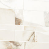 Dreamstone Calacatta Rustico Polished Porcelain Mosaic Tile