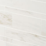 DreamStone Dolomite Snow Railroad Matte Porcelain Mosaic Tile