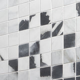 DreamStone Panda White 2x2 Matte Porcelain Mosaic Tile