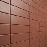 Roller Terracotta Matte Porcelain Subway Tile 3x11 - Lux Tile
