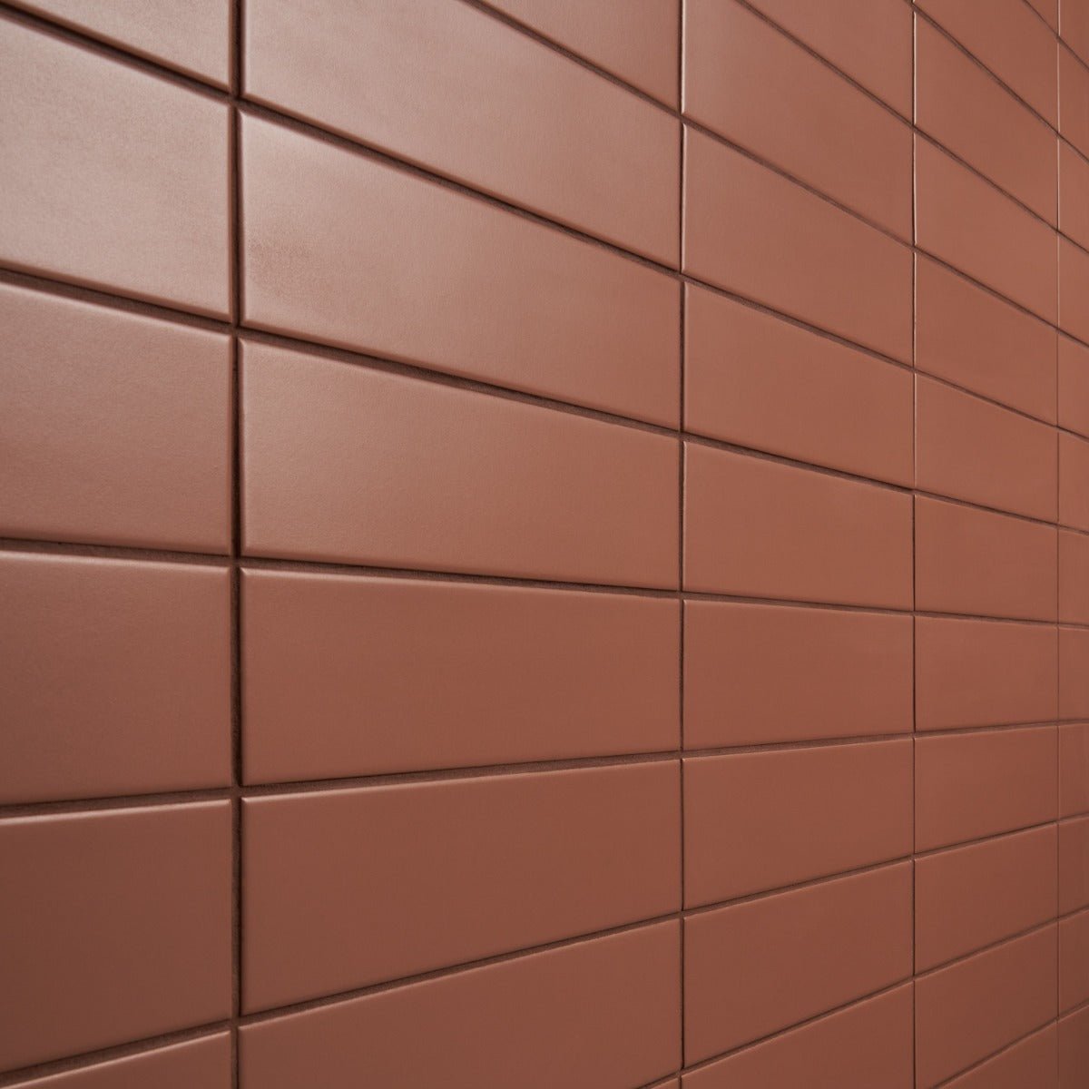 Roller Terracotta Matte Porcelain Subway Tile - 3x11