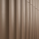 Roller Taupe Fluted Column 4x36 3D Handmade Matte Ceramic Tile