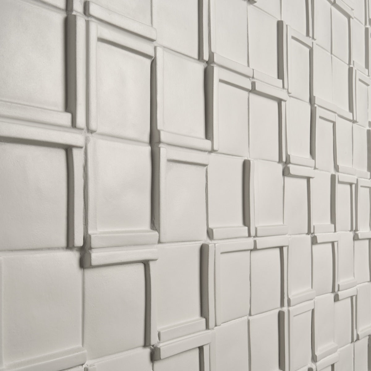 Roller Cross White 4x4 Handmade Matte Ceramic Tile - Lux Tile