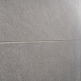 Era Silver Gray 24x48 Matte Porcelain Tile - Limestone Look