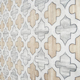 Alesso Deco Picos Beige 8x8 Matte Porcelain Tile - Lux Tile