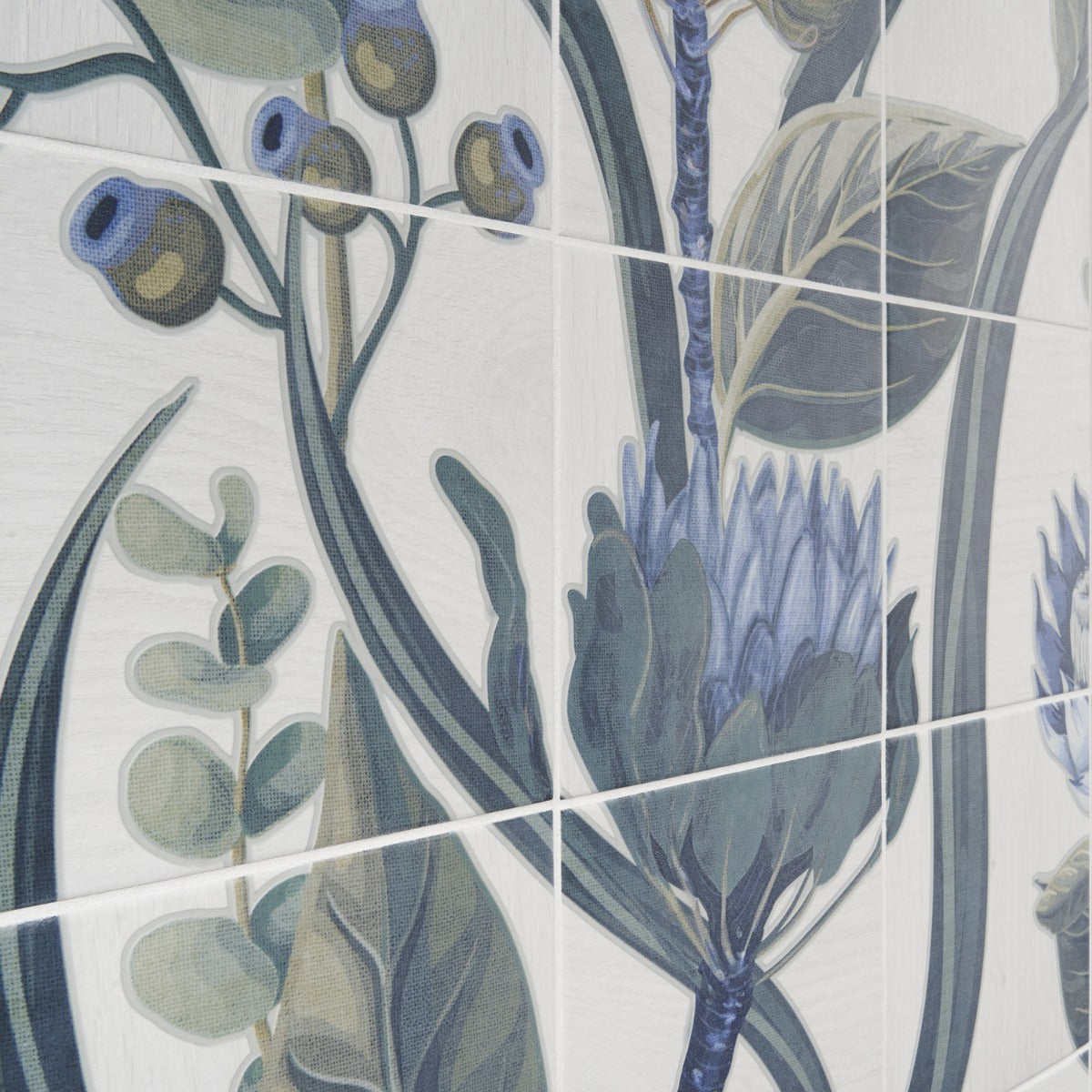 Angela Harris Wilder Protea Mural 8x8 Matte Porcelain Tile