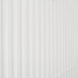 Bariano White 6x16 Fluted 3D Matte Porcelain Tile - Lux Tile
