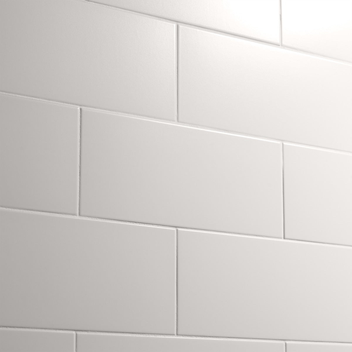 Zeal White 5x12 Matte Porcelain Subway Tile - Lux Tile