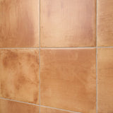 Saltillo Peach Terracotta 18x18 Matte Porcelain Tile by Tilebar