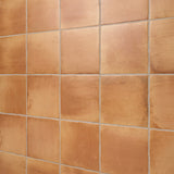 Saltillo Peach Terracotta 9x9 Matte Porcelain Tile - Lux Tile