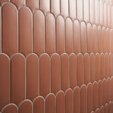 Parry Clay Terracotta Fishscale Matte Ceramic Wall Tile - 3x8