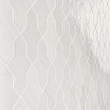 Lux Tile Parma Cruz White 5x8 Polished Porcelain Tile