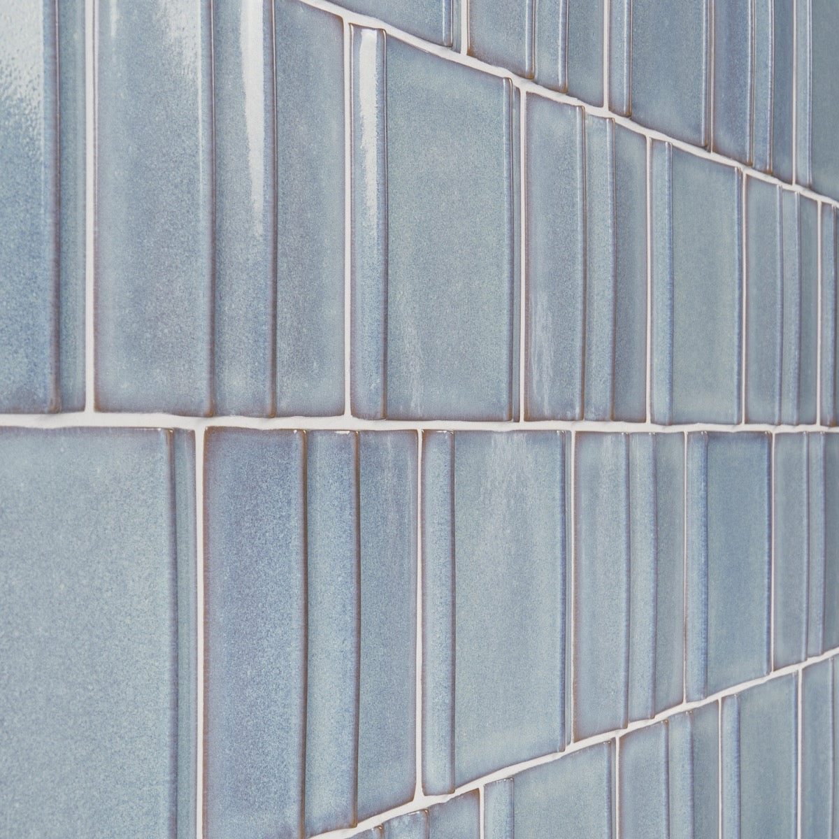 Kinro River Blue 6x6 3D Polished Porcelain Tile - Lux Tile