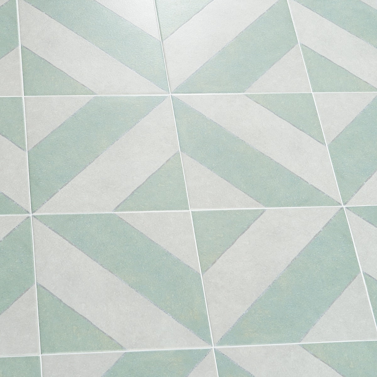 Auteur Kaleidoscope Sage Green 9x9 Matte Porcelain Tile