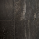 Santo Charcoal Black 24x48 Matte Porcelain Tile - Lux Tile