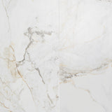 Tilebar Calacatta Macchia White Gold 48x48 Marble Look Matte Porcelain Tile