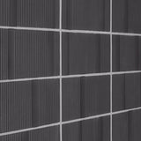 Division Antracite Black 8x16 Fluted Matte Ceramic Wall Tile