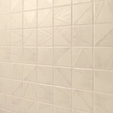 Stacy Garcia Valenova Deco Taupe 5x5 Textured Matte Ceramic Tile