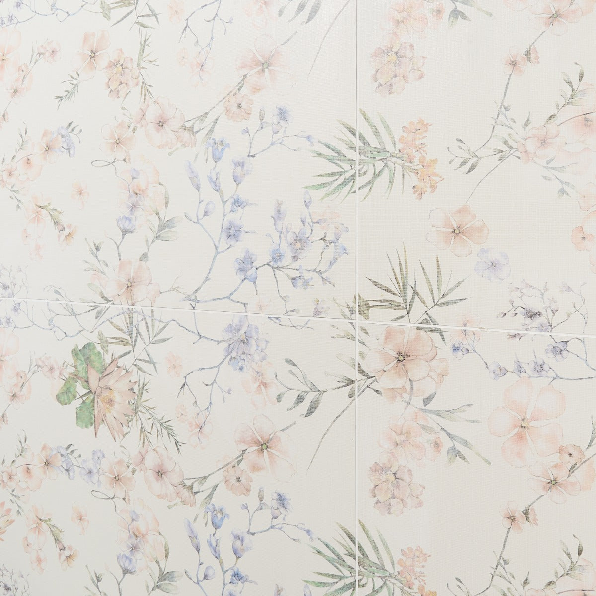 Lux Tile Wakana Spring White 24x48 Matte Porcelain Tile