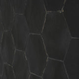 Lux Tile Sasha Hex Nero Black 6" Matte Porcelain Hexagon Tile