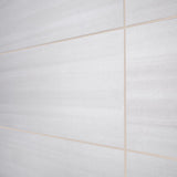 Bestow Arku White 12x24 Textured Porcelain Tile - Durable and Stylish
