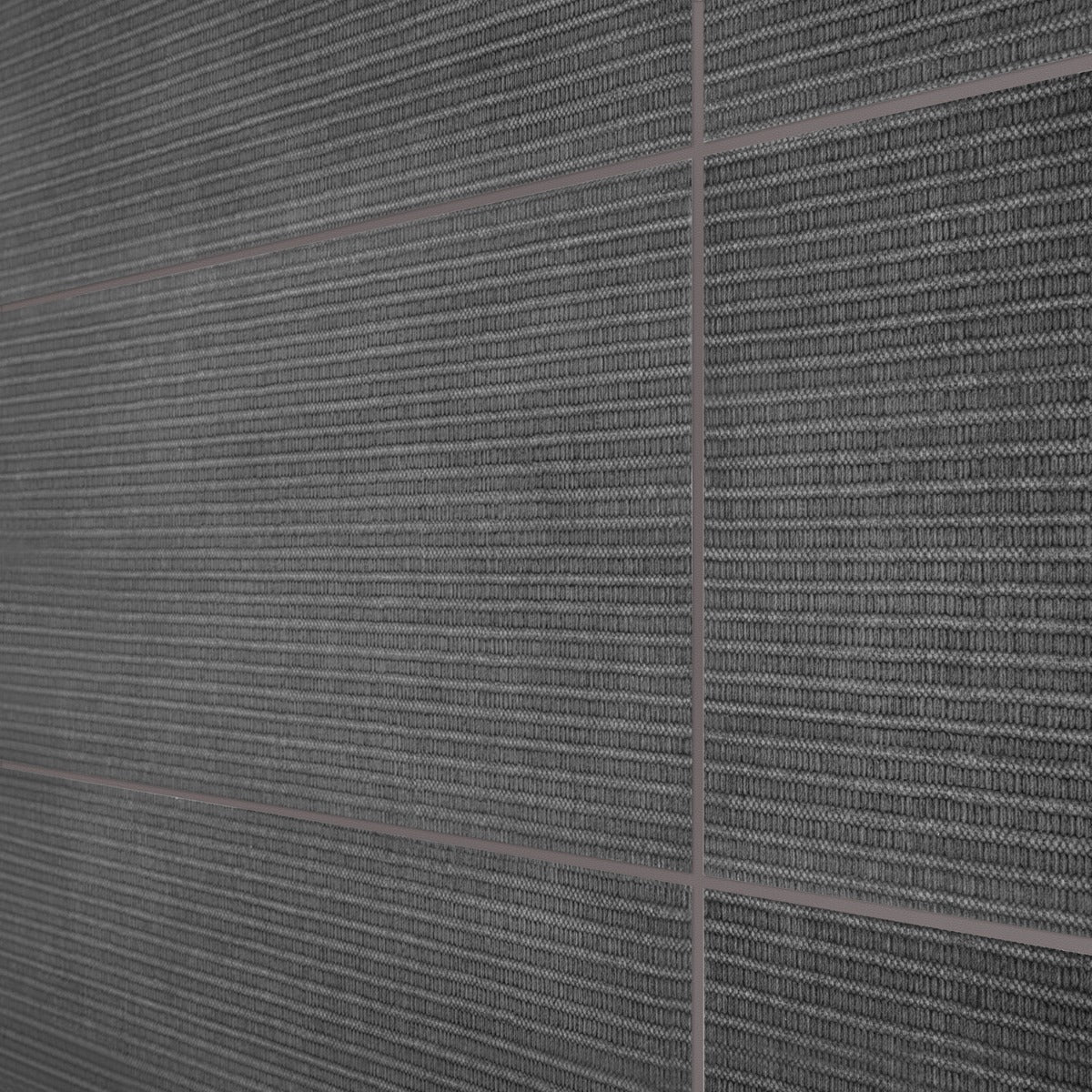 Lux Tile Telares Charcoal Gray 12x24 Textured Porcelain Tile