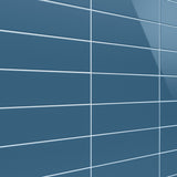 Park Hill Blue 4x12 Polished Porcelain Subway Tile by Lux Tile