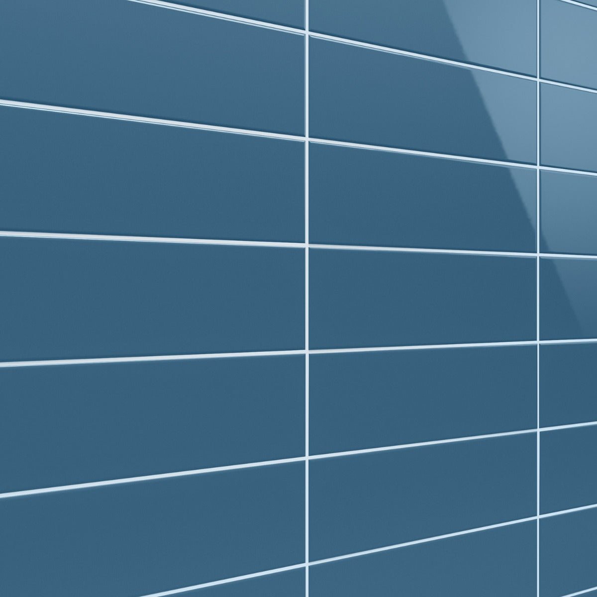 Park Hill Blue 4x12 Polished Porcelain Subway Tile - Tilebar
