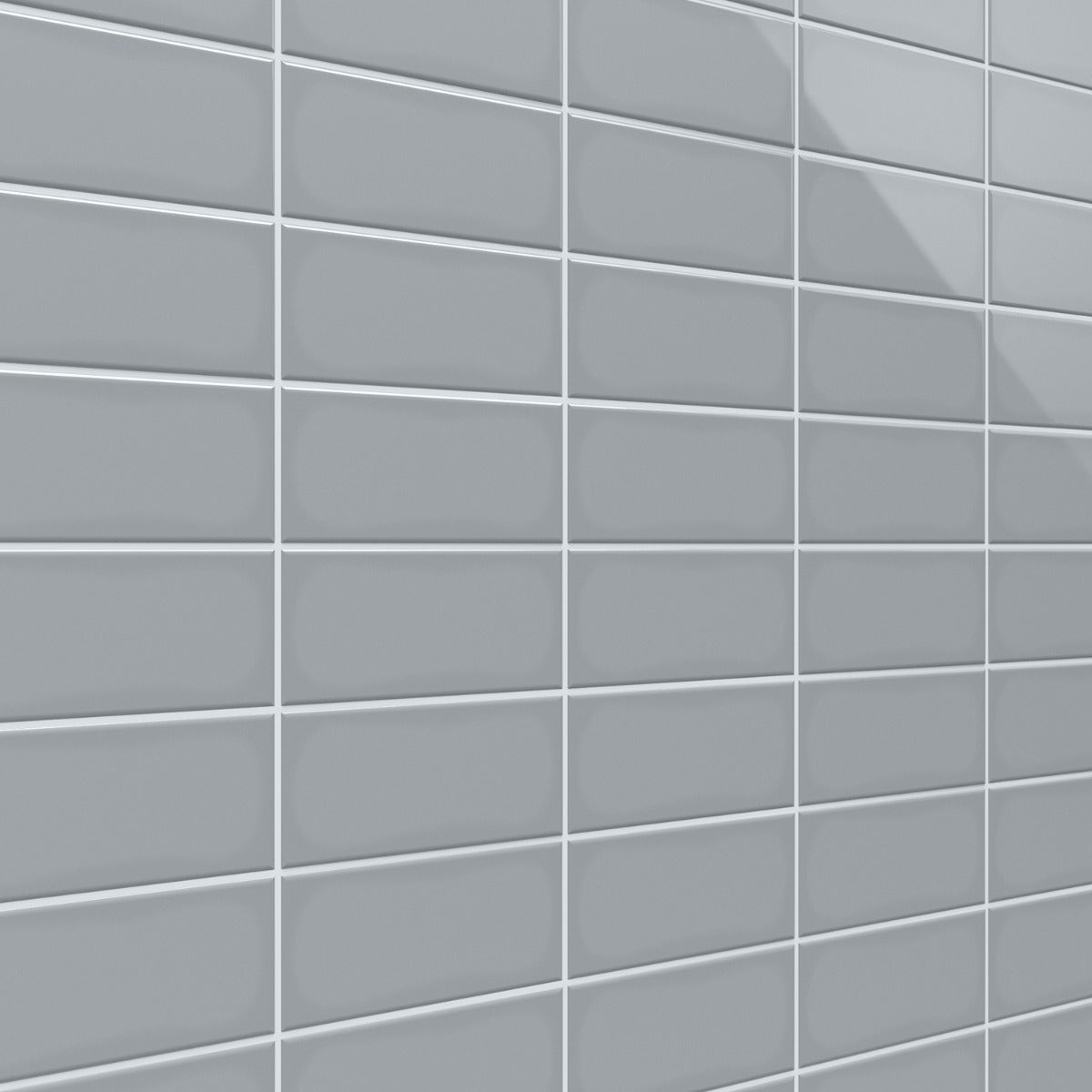 Park Hill Gray 3x6 Polished Porcelain Subway Tile