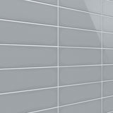 Park Hill Gray 4x12 Polished Porcelain Subway Tile - Made in Portugal