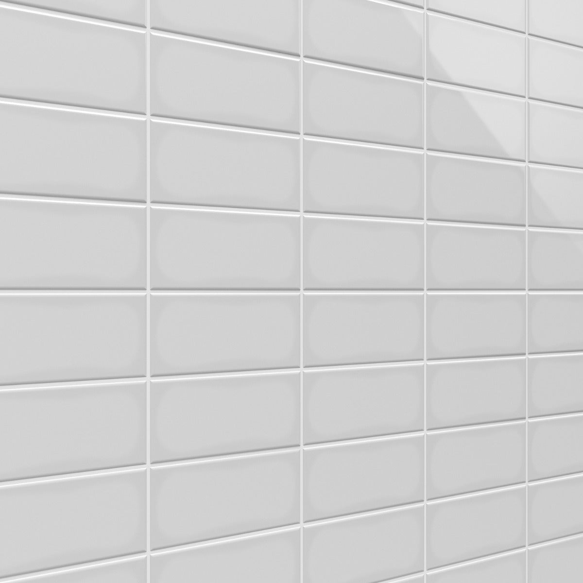 Park Hill Light Gray 3x6 Polished Porcelain Subway Tile