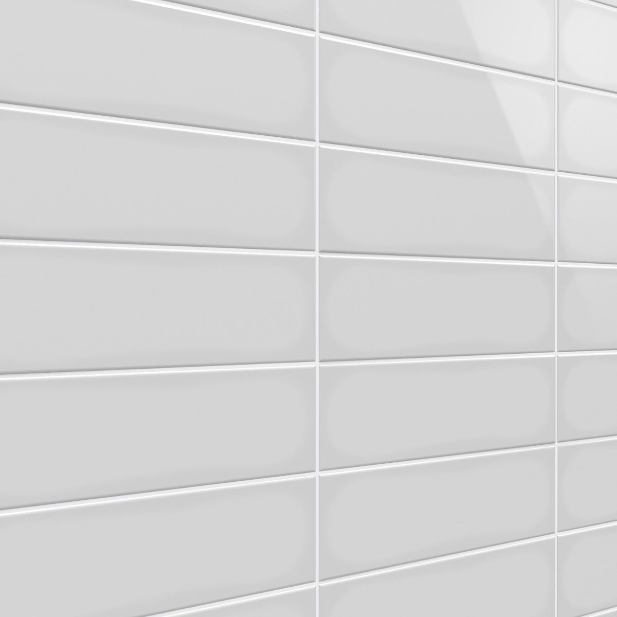 Park Hill Light Gray 4x12 Polished Porcelain Subway Tile
