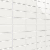 Park Hill Monumental Mist White 3x6 Polished Porcelain Subway Tile