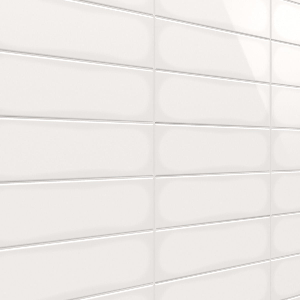 Park Hill Monumental Mist White 4x12 Polished Porcelain Subway Tile
