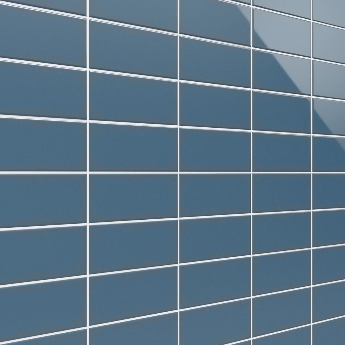 Park Hill Blue 3x6 Polished Porcelain Subway Tile