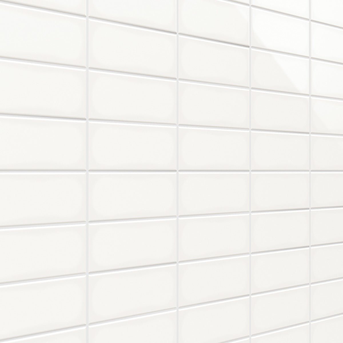 Park Hill White 3x6 Polished Porcelain Subway Tile - Durable & Stylish