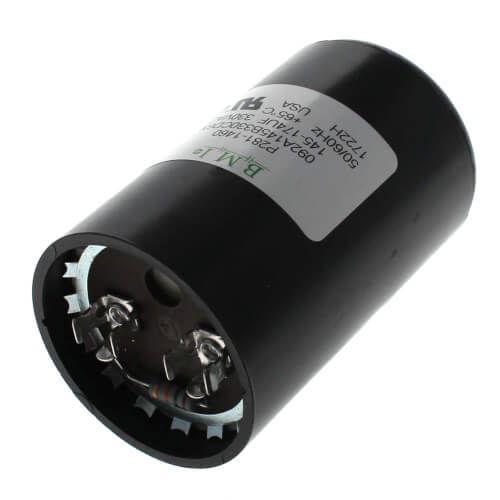 Carrier P281-1460 capacitor - detail view (Voltage: 330v; MFD: 145-174)