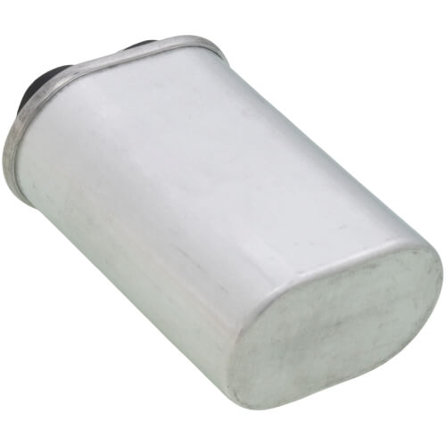 Carrier P291-1004 capacitor - side view (Voltage: 440v; MFD: 10)