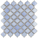 Merola Tile Hudson Tangier Frost Blue 12 in. x 12 in. Porcelain Mosaic Tile (10.96 sq. ft. / Case)