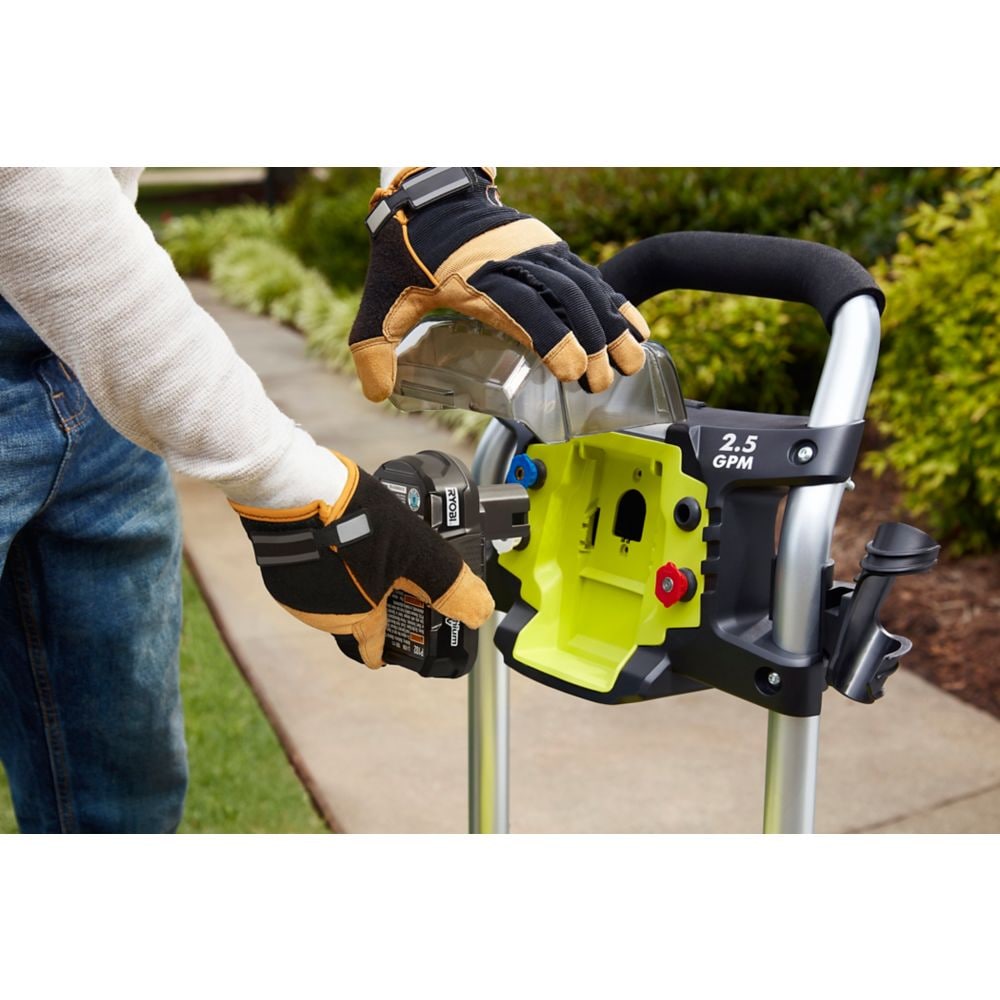 RYOBI 3,200 PSI 2.5 GPM ONE+ 18-Volt Electric Start Gas Pressure Washer