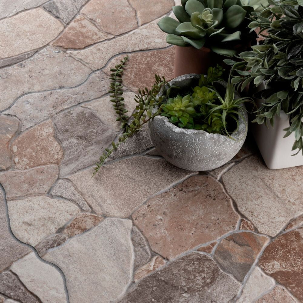Merola Tile Attica Gris 16-7/8 in. x 16-7/8 in. Ceramic Floor and Wall Tile (14.15 sq. ft. / case)
