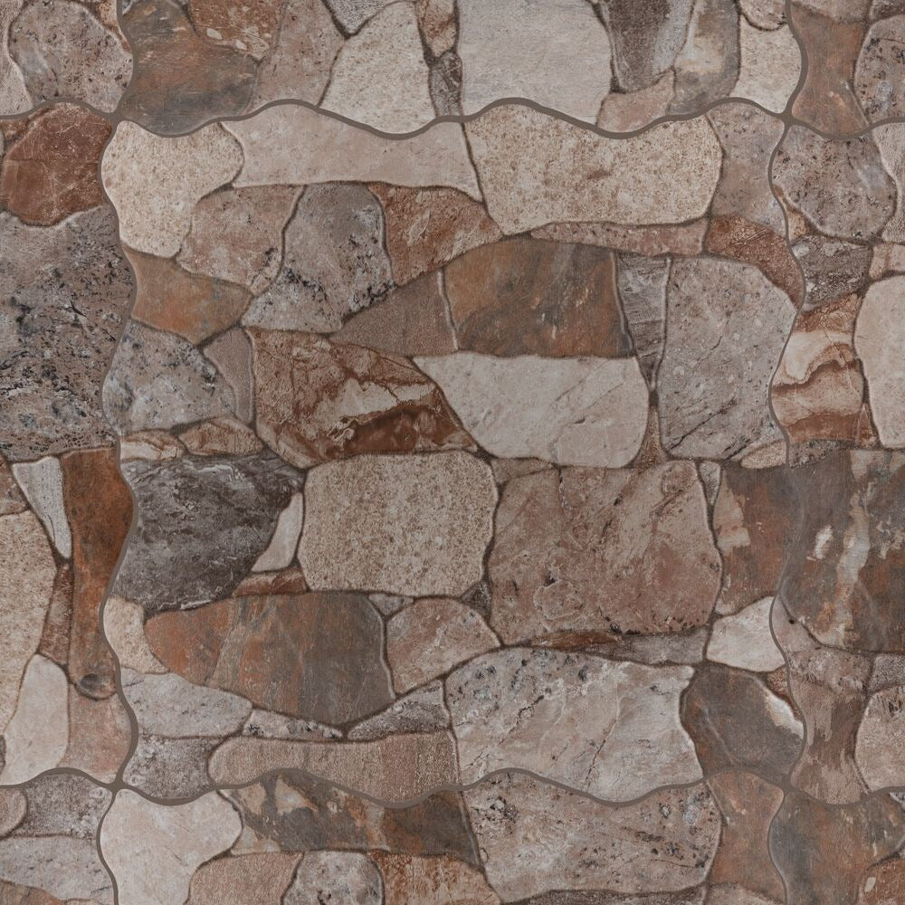 Merola Tile Attica Gris 16-7/8 in. x 16-7/8 in. Ceramic Floor and Wall Tile (14.15 sq. ft. / case)