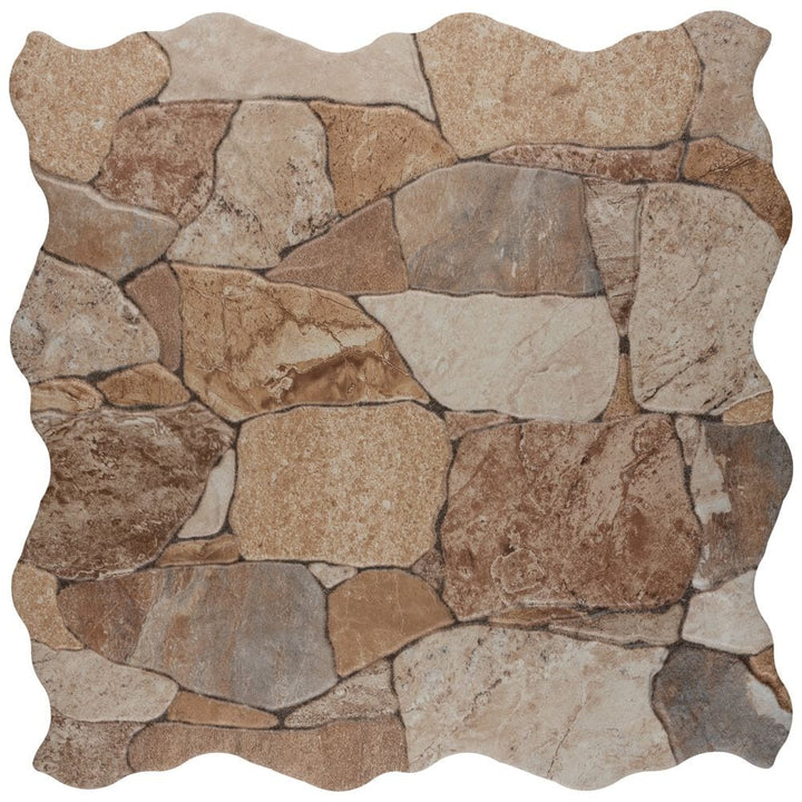 Merola Tile Attica Beige 16-7/8 in. x 16-7/8 in. Ceramic Floor and Wall Tile (14.15 sq. ft. / Case)