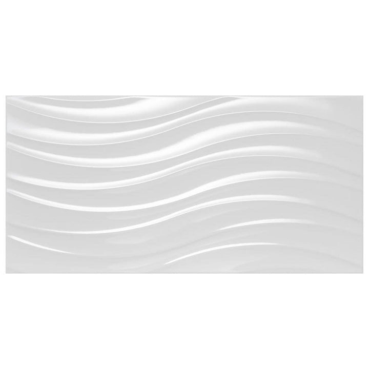 Merola Tile Silueta Blanco Brillo 12-3/8 in. x 24-7/8 in. Ceramic Wall Tile (15.42 sq. ft. / case)