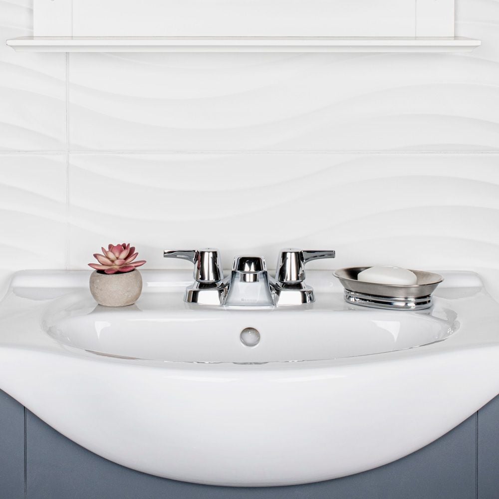 Merola Tile Silueta Blanco Matte 12-3/8 in. x 24-7/8 in. Ceramic Wall Tile (15.42 sq. ft. / Case)